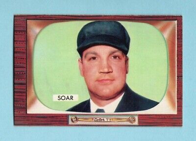 1955 Bowman #279 Hank Soar American League Umpire Baseball Card NM