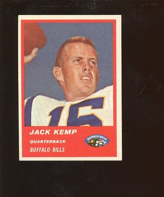 1963 Fleer Football Card #24 Jack Kemp NRMT