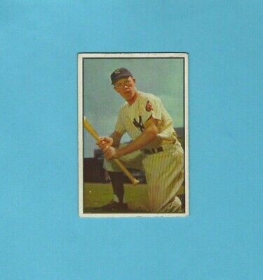 1953 Bowman Color #63 Gil McDougald New York Yankees Baseball Card EX