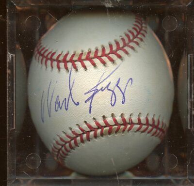 Wade Boggs Single Signed OAL Budig Baseball GAI Sticker