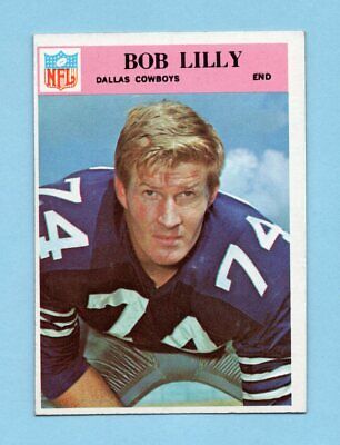 1966 Philadelphia #60 Bob Lilly Dallas Cowboys Football Card Ex/Mt o/c str