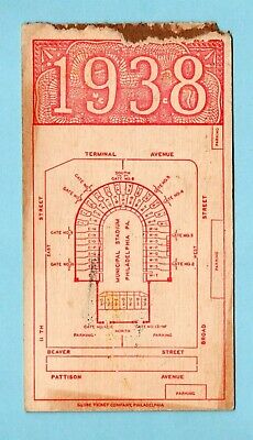 November 26, 1938 Army vs Navy at Municipal Stadium Philadelphia Ticket Stub 