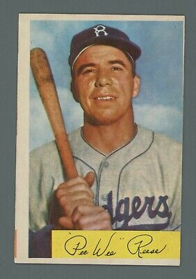 1954 Bowman #58 Pee Wee Reese Brooklyn Dodgers Baseball Card NM o/c