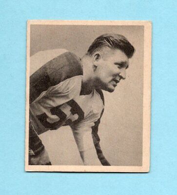 1948 Bowman #61 Alex Wojciechowicz Phila Eagles Rookie Football Card EX+