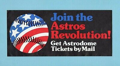 1976 Houston Astros Ticket Information Home Schedule Pamphlet