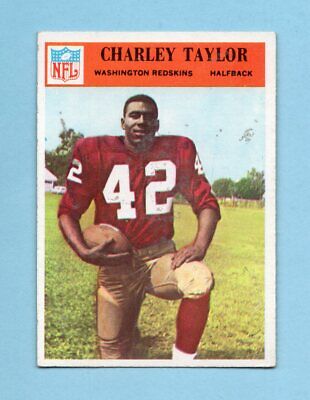 1966 Philadelphia #194 Charley Taylor Washington Redskins Football Card Ex/Mt