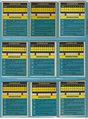 1970 Topps Scratch-Offs Lot of 17 Different Baseball Cards