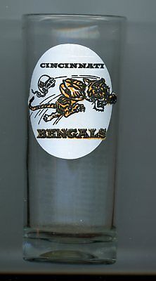 1968 AFL Football First Season Cincinnati Bengals Schedule Glass