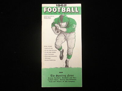 1962 TSN Football Handbook & Schedules Booklet