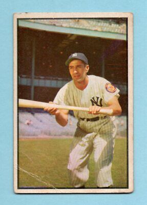 1953 Bowman Color #9 Phil Rizzuto New York Yankees Baseball Card Vg/Ex ap crwk