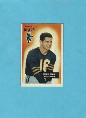 1955 Bowman George Blanda Chicago Bears Football Card