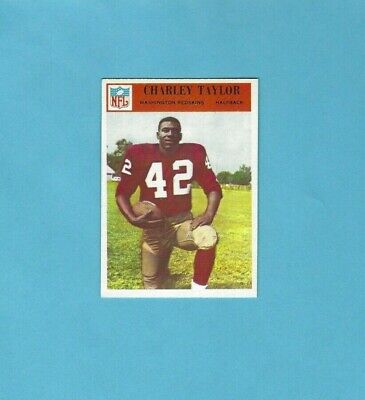 1966 Philadelphia #194 Charley Taylor Washington Redskins Football Card