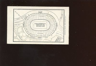 October 11 1930 NCAA Football Ticket Stub St. Mary's at California EXMT