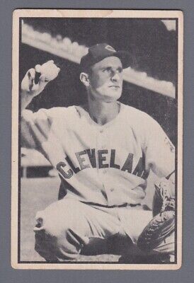 1953 Bowman Black & White #13 Joe Tipton Cleveland Indians Baseball Card VG sta