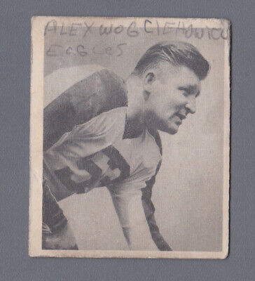 1948 Bowman #61 Alex Wojciechowicz Philadelphia Eagles Rookie Football Card LG