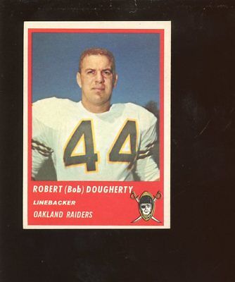 1963 Fleer Football Card #64 Bob Dougherty SP NRMT