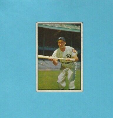 1953 Bowman Color #9 Phil Rizzuto New York Yankees Baseball Card Vg/Ex