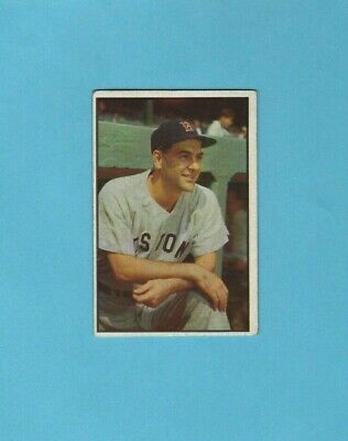 1953 Bowman Color #57 Lou Boudreau Boston Red Sox Baseball Card