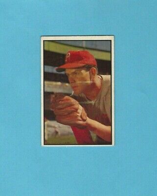 1953 Bowman Color #65 Robin Roberts Philadelphia Phillies Baseball Card