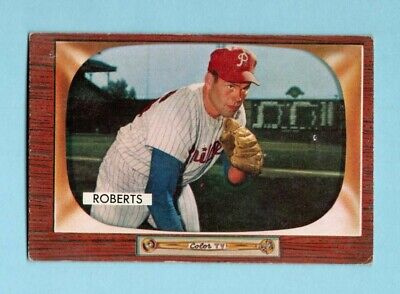 1955 Bowman #171 Robin Roberts Philadelphia Phillies Baseball Card Vg/Ex