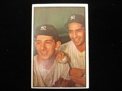 1953 Bowman Color #93 Rizzuto & Martin New York Yankees - EX