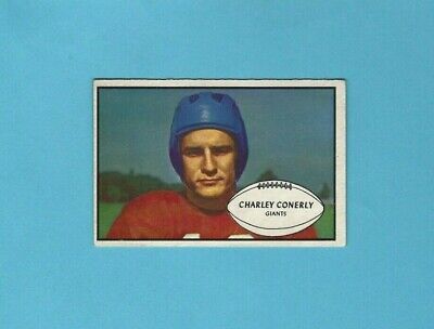 1953 Bowman #20 Charley Conerly New York Giants Football Card Ex+