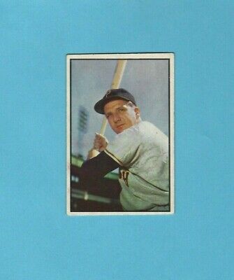 1953 Bowman Color #80 Ralph Kiner Pittsburgh Pirates Baseball Card