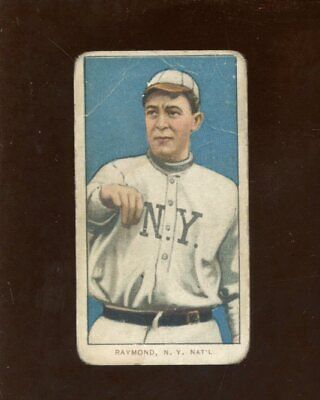 1909-1911 T206 Polar Bear Tobacco Baseball Card Raymond New York Giants