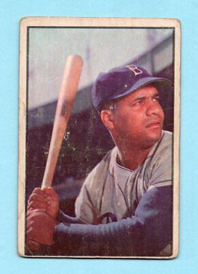 1953 Bowman Color #46 Roy Campanella Brooklyn Dodgers Baseball Card LG