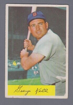 1954 Bowman #50 George Kell Boston Red Sox Baseball Card Low Grade