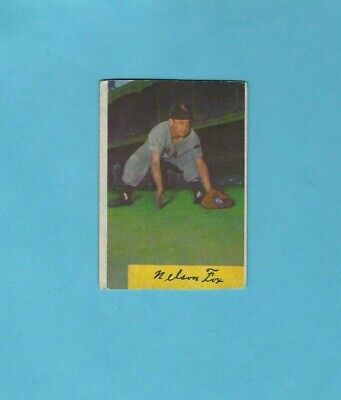 1954 Bowman #6 Nellie Fox Chicago White Sox Baseball Card ALTERED TRIMMED