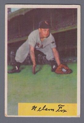 1954 Bowman #6 Nellie Fox Chicago White Sox Baseball Card VG+