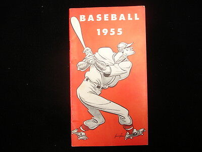 1955 Baseball Schedule & Information Guide