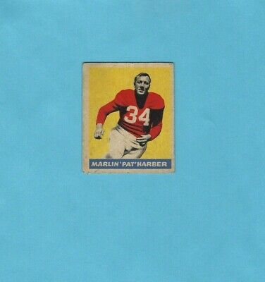 1949 Leaf #101 Marlin Pat Harber Chicago Cardinals Football Card