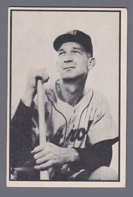 1953 Bowman Black & White #4 Pat Mullin Detroit Tigers Baseball Card Vg/Ex wrks