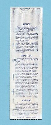 1978 ALCS Game 3 Friday 10/6/78 Royals vs Yankees Ticket Stub Thurman Munson HR