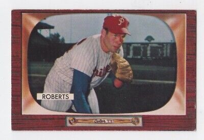 1955 Bowman #171 Robin Roberts Philadelphia Phillies Baseball Card EX+