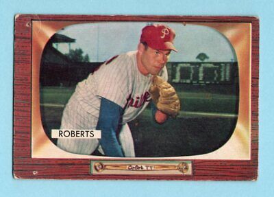 1955 Bowman #171 Robin Roberts Phila Phillies Baseball Card Low Grade ph