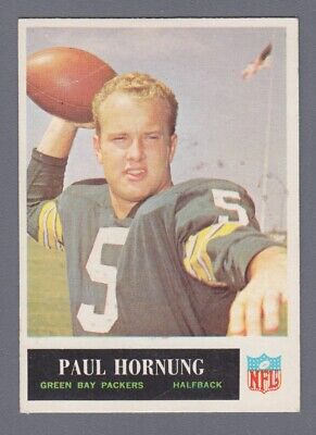 1965 Philadelphia #76 Paul Hornung Green Bay Packers Football Card EX+ ap wrk