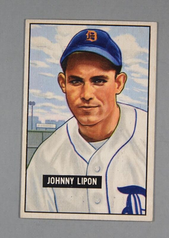 1951 Bowman Baseball #285 Johnny Lipon EX/MT