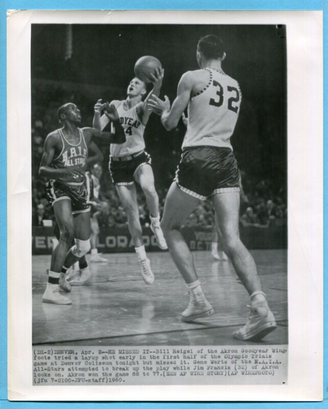 Vintage 8x10 Original AP Press WirePhoto - Olympic Trials 4/2/60 in Denver