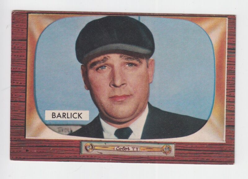 Albert Al Barlick 1955 Bowman Card #265 EX