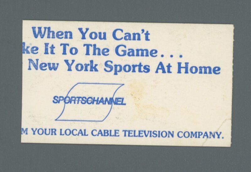 Jan. 16, 1981 LA Lakers vs. New Jersey Nets Game 24 Ticket Stub Kareem 31 points