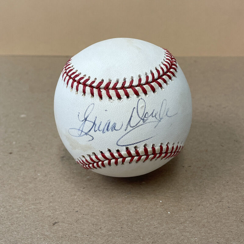 Brian Doyle Signed OAL Budig Baseball Auto with B&E Hologram