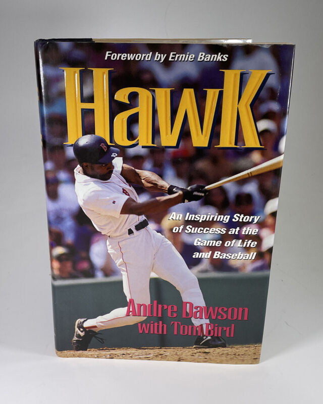 Andre Dawson Signed Book “Hawk"