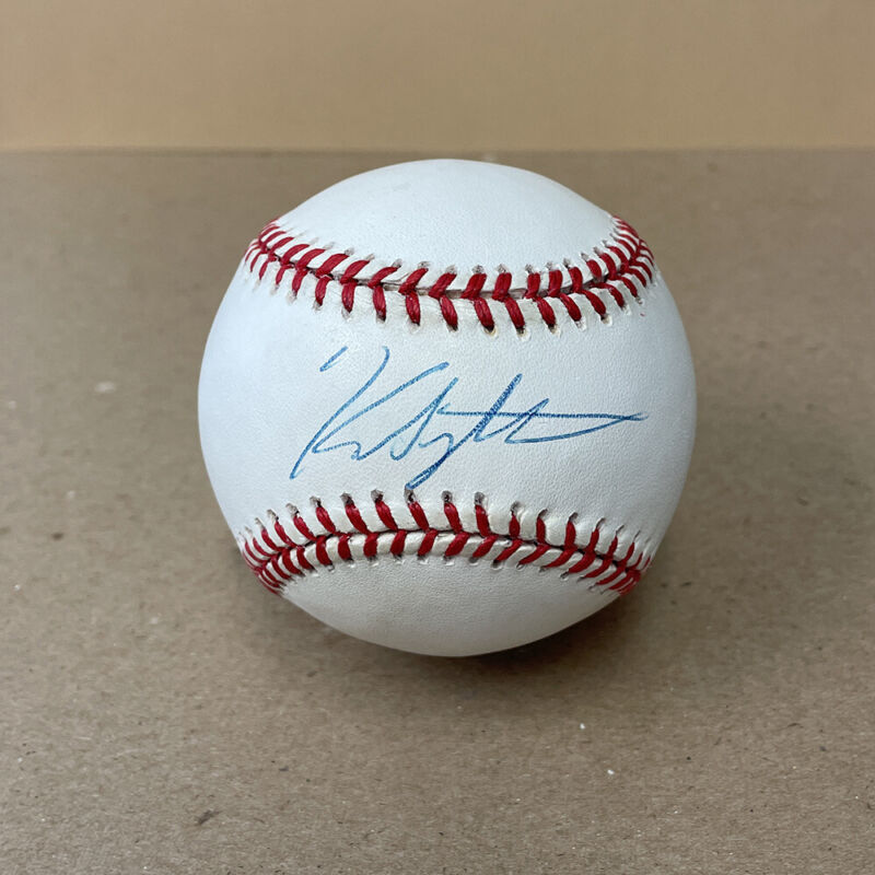 Ken Singleton Signed OAL Budig Baseball Auto with B&E Hologram