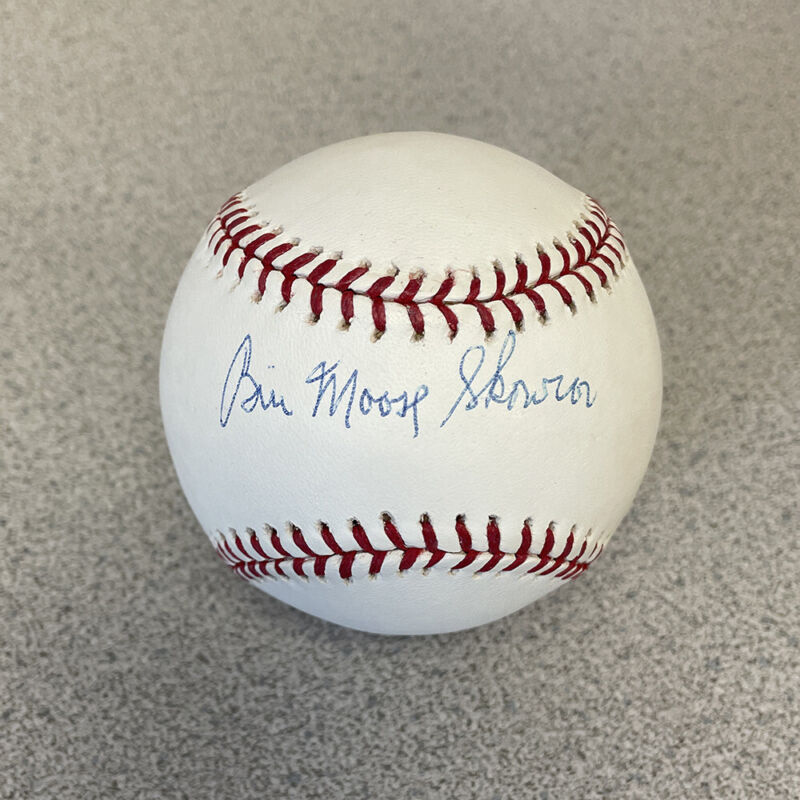 Bill Moose Skowron Signed OMLB Ball with B&E Hologram