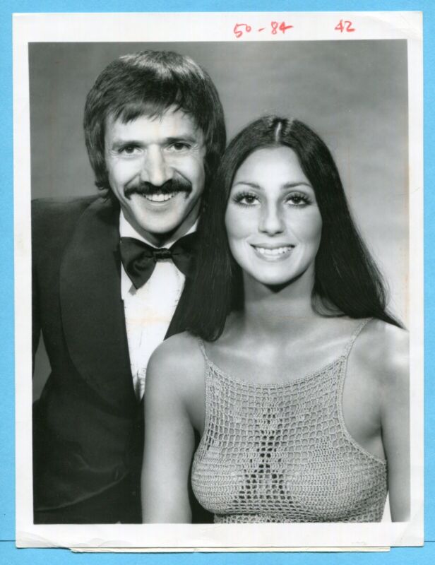 Sonny & Cher “Sonny & Cher Comedy Hour” 1971 Vintage 8x10 Original Press Photo