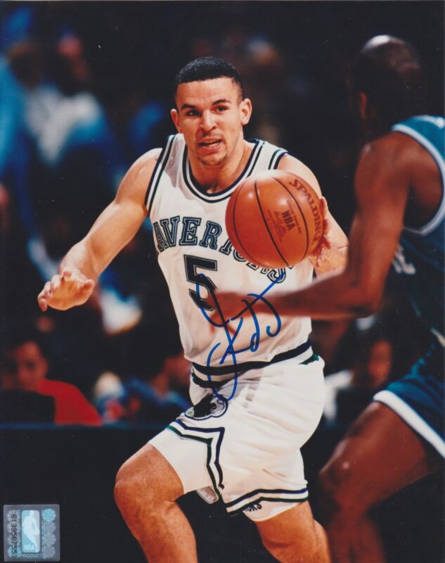 Jason Kidd Signed 8x10 Photo Auto with B&E Hologram