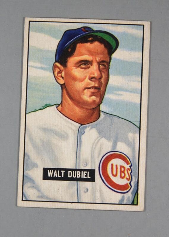 1951 Bowman Baseball #283 Walt Dubiel EX+